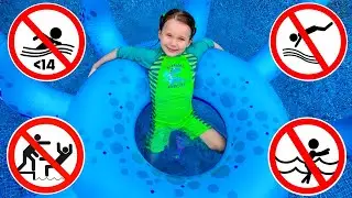 Crianças aprendem regras de segurança na piscina – uma história útil para os pequenos
