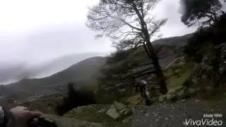 Antur Stiniog (Big drop on Double Black)