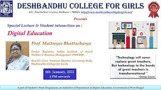 Special Lecture and Student Interaction on Digital Education