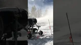 Snow guns are ON at Colorado Mountain College Leadville ❄️