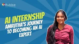 Amrutha's Internship Journey | MockInterview with AI Technology | Rubixe