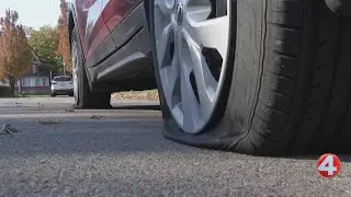 Dozens of cars have tires slashed in University Heights