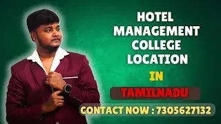 Best Hotel Management College In Tamilnadu #admission #tnea #college #hotelmanagementnet