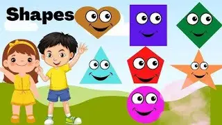 Shape Names | Shapes For kids | Shape names with Spellings| kids Video | Learn different shapes