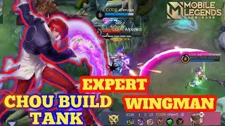 CARA BERMAIN CHOU TANK | EXPERT WINGMAN || MOBILE LEGENDS BANG BANG!