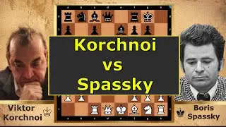 KORCHNOI DESTROYS SPASSKY IN A QUEEN&rsquo;S GAMBIT MASTERCLASS ⚡♟ #korchnoi  #spassky  #queensgambit