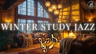 Healing Jazz Piano • Cozy Winter Study & Deep Sleep Music  Relaxing Ambiance