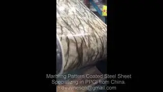 New Technology Decoration Materials (Marble Pattern Coated Steel Sheet)