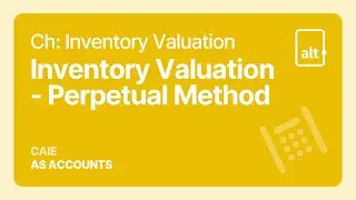 Inventory Valuation | Perpetual Method | A Level | Accounting