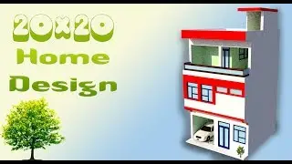 20x20 feet small house design.