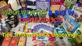 Unboxing: Woolworths & Big W Disney Discs Collector Album & Gameboard + 10 Blind Bag Mystery Packs!