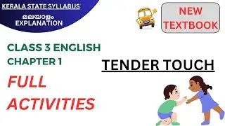 Class 3 English Chapter 1 -  Activities - Tender Touch - Kerala Syllabus New Textbook