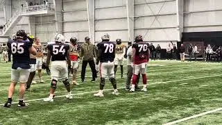 American Bowl 1v1: OL Derek Simmons (Oklahoma) vs DL Dayon Hayes (Texas A&M)