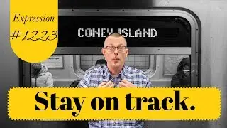 Learn English: Daily Easy English 1223: Stay on track.