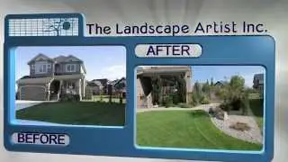 Calgary Landscaping Auburn Bay Before and After Feature