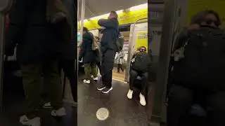 Metro en NYC 🗽USA 🇺🇸 #youtubeshorts #metro #subwaytrain #trending #train #video #subway #green