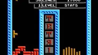 Tetris (The Soviet Mind Game) (Tengen - NES) Gameplay