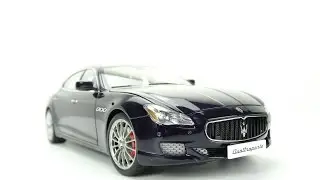 Maserati Quattroporte GTS 1/18 Autoart review - 4K high quality video
