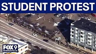 Minnesota students hold walkout, protest over ICE operations