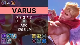 Varus Adc vs Miss Fortune - 1795 LP Challenger - EUW 15.11