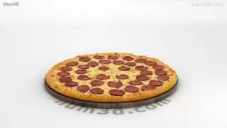 Pizza 3D model by 3DModels.org