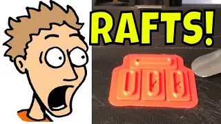Using Rafts in Cura Slicer V4.8 on Ender 3 V2