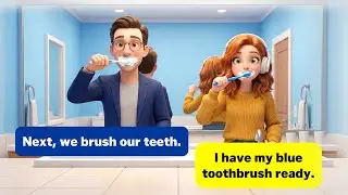 Easy English Daily Conversation | Morning Routine Story for Beginners