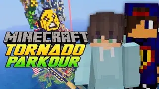 Minecraft Tornado Parkour #01: Wichur Tornador 🤣 w/@Selvo
