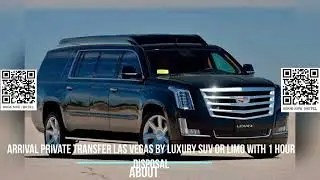 Arrival Private Transfer Las Vegas by Luxury SUV or LIMO with 1 hour disposal
