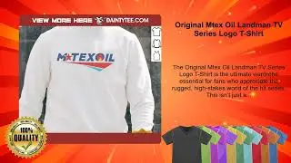 Original Mtex Oil Landman TV Series Logo T-Shirt