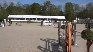 Dominigue Greeve - Skipio (v. Taloubet ) 2e ZZ- Jumping Schroder 10 mei 2015.