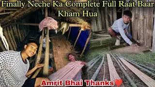 Mera Ghar Finally Neche Ka Complete || Amrit Bhai Help Karne Aaya - Village Life 