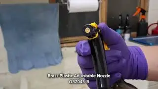 Brass Plastic Adjustable Nozzle ORZ045-B