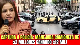 Grecia Quiroz CAPTURA a POLICÍA: MANEJABA CAMIONETA de $3 MILLONES GANANDO $12 MIL!
