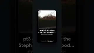 Pt3 episode 23 of the Audio sports content adventure series #sportspodcast 