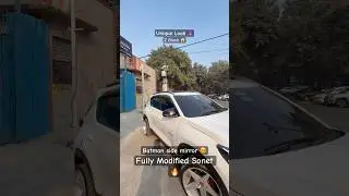 Batman Side Mirror 😍 Unique Look 😈 1 in India 🔥 Z Black 😱 Fully Modified Sonet ❤️&zwj;🔥