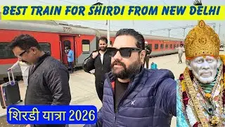 Delhi to Kopargaon best train | Goa express Train no. 12780 | Shirdi tour #vlog