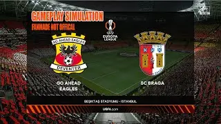 Go Ahead Eagles vs SC Braga | Europa League Gameplay Simulation | Fan-Made