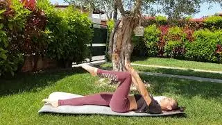 OUTDOOR PILATES LESSON: Lezione di pilates all'aperto-intermediate level-