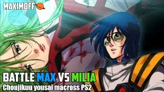 Max vs Milia Gameplay - Macross PS2