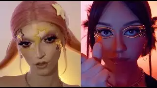 LED Face Jewelry Tutorial - Light Up Stars Sticker Gems