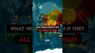 What If Every Continent Went To War? #southamerica #northamerica #asia #europe  #africa #maps