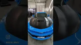 Wrapping a SS Camaro hood 🔥