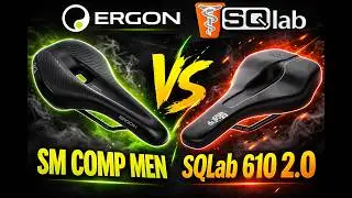 ERGON SM COMP MEN vs SQLAB 610 ERGOLUX 2.0 ACTIVE SADDLE  // TYPES SPECIFICATIONS WEIGHT