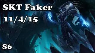 70: SK T1 Faker Lissandra Mid VS Ryze S6 Challenger Ranked KO League of legends