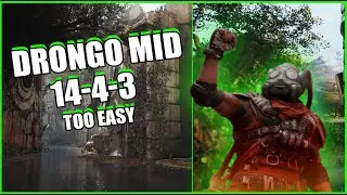 Sometimes I Win with Drongo Midlane | 14-4-3 Too Easy | Predecessor solo ranked gameplay
