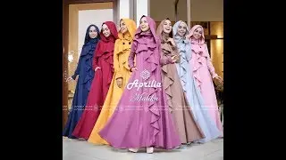 Baju Syari Modern - 2 Model Baju Syari 2018 Elegan Cantik