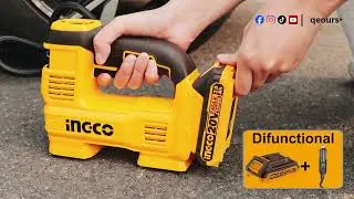 INGCO 20V CORDLESS DIGITAL AIR COMPRESSOR | MAX 160PSI | CACLI2012