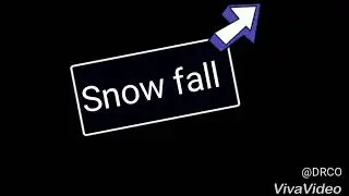 Intense snowfall