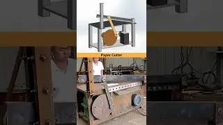 Paper Cutting Machine | Simple Mechanism #cad #solidworks